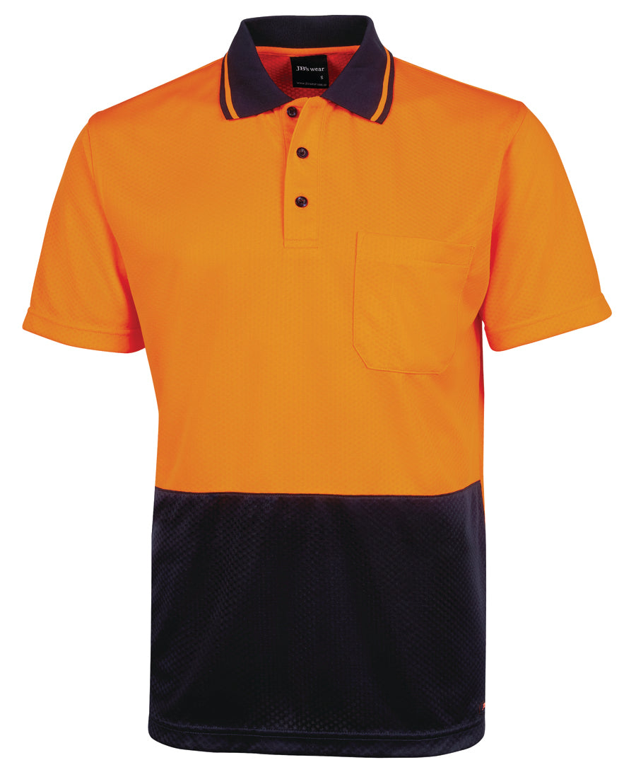 JB's Hi Vis 4602.1 Jacquard Non Cuff Polo