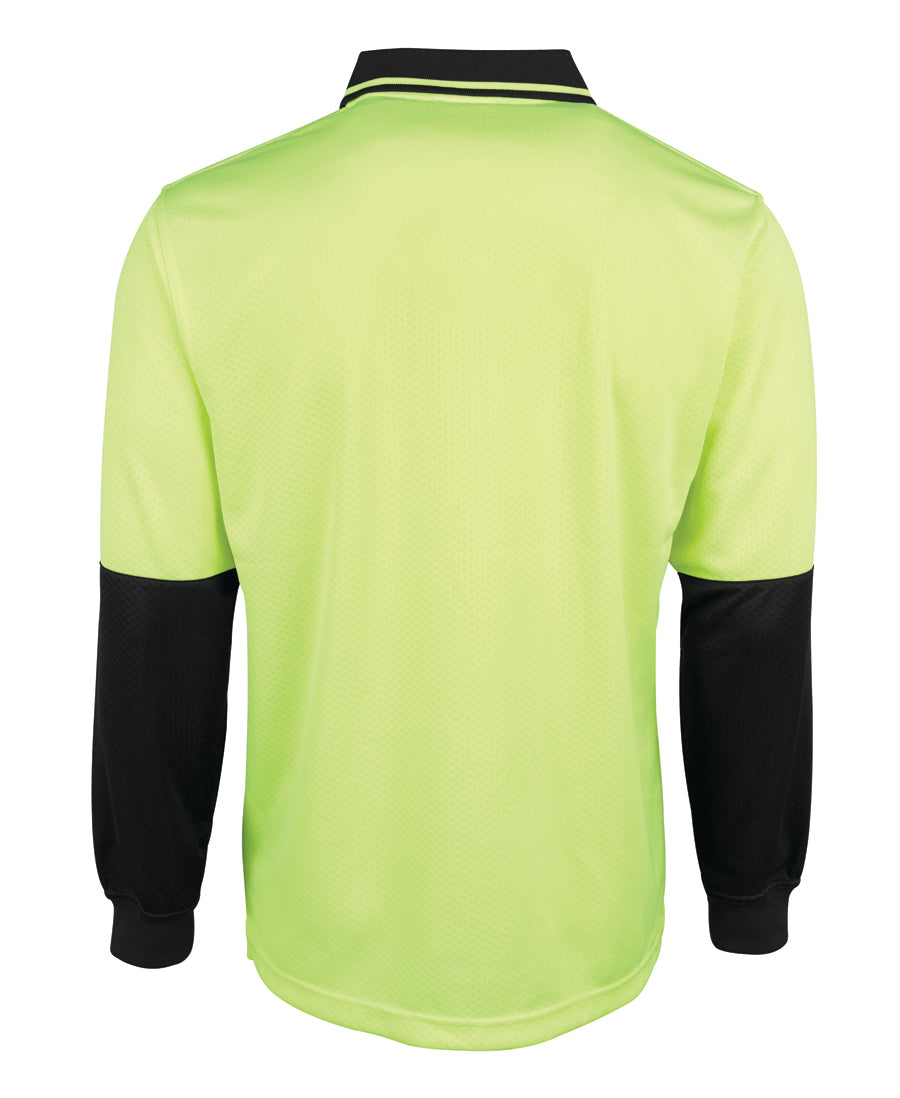 JB's Hi Vis 4602.1 L/S Jacquard Polo