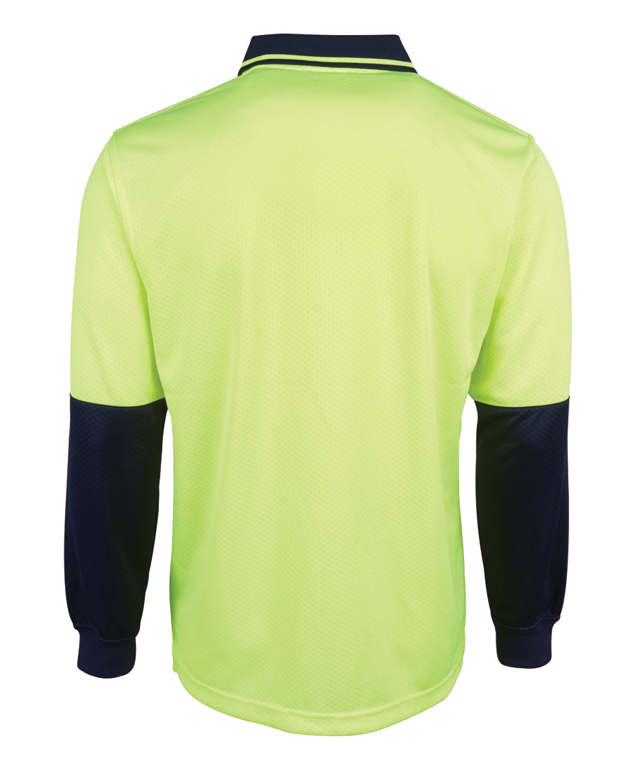 JB's Hi Vis 4602.1 L/S Jacquard Polo