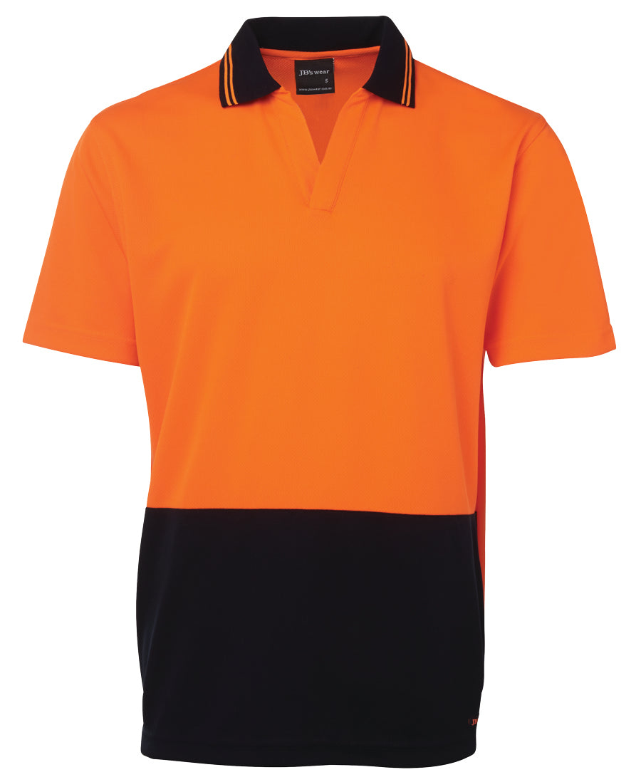 JB's Hi Vis 4602.1 S/S Non Button Polo