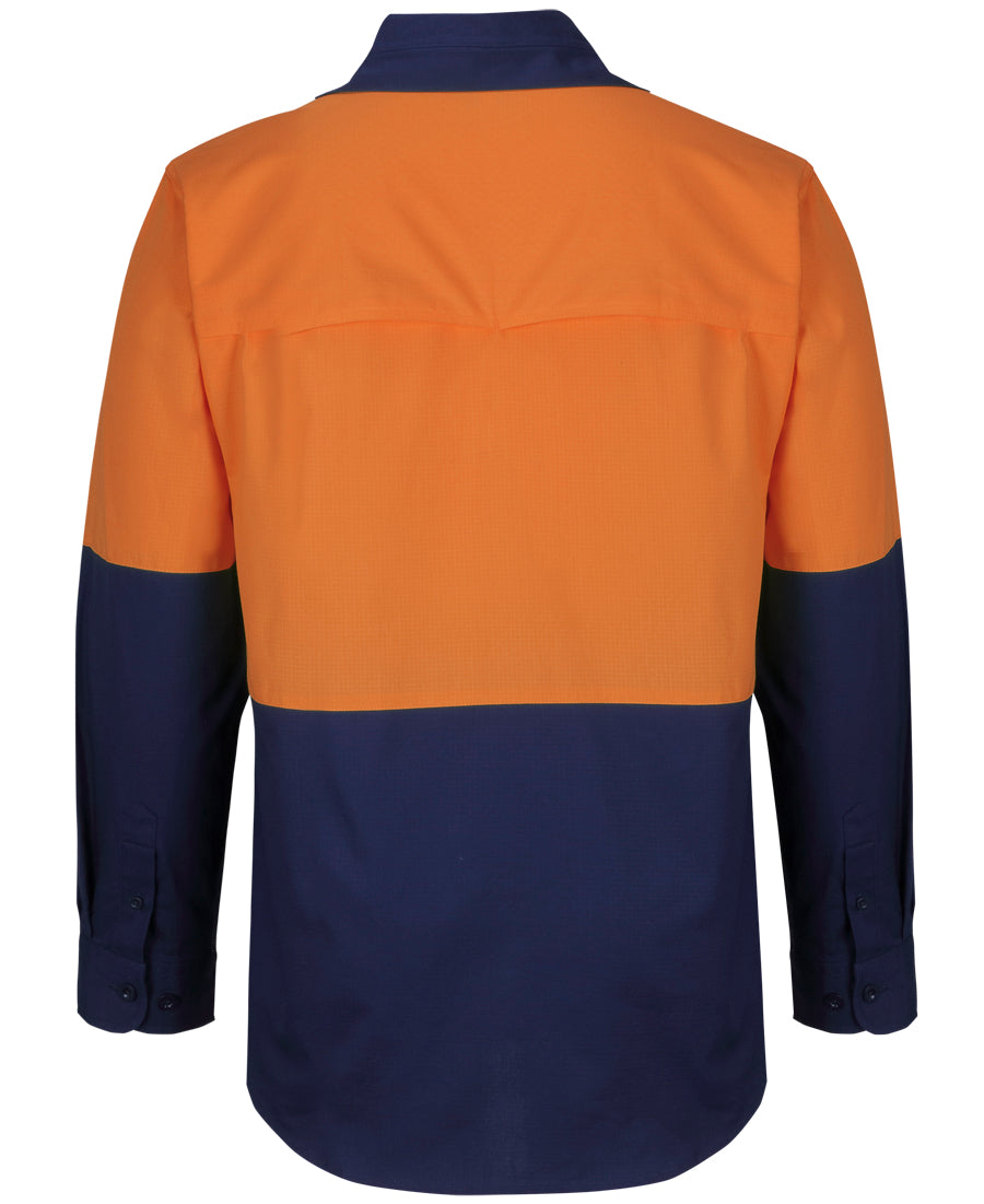 JB's Hi Vis L/S Ripstop Fishing Shirt