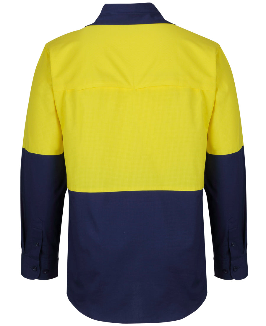 JB's Hi Vis L/S Ripstop Fishing Shirt
