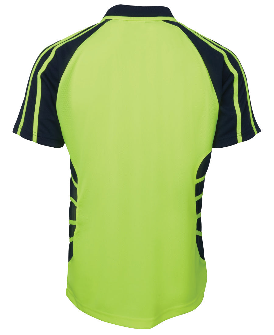 JB's Hi Vis S/S Spider Polo
