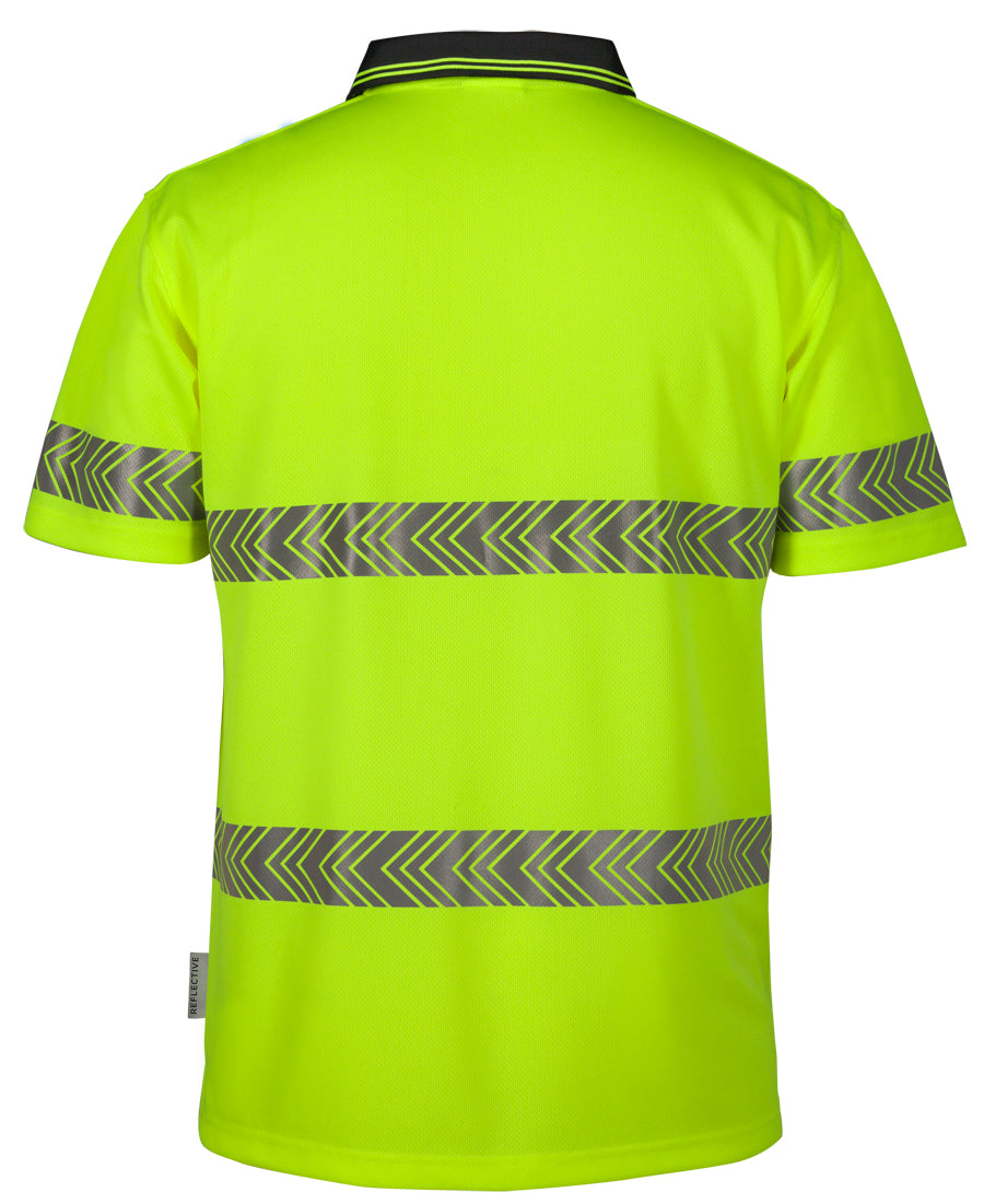 JB's Hi Vis S/S Segmented Tape Polo