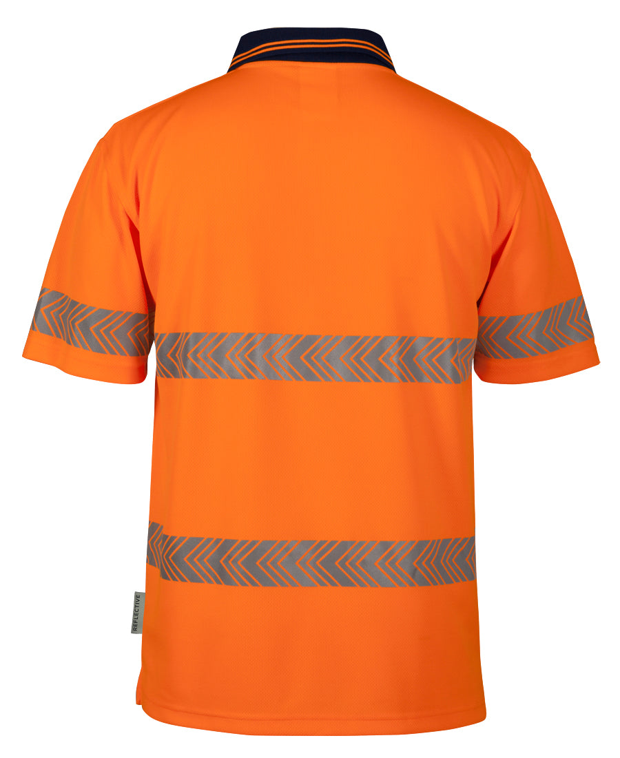 JB's Hi Vis S/S Segmented Tape Polo