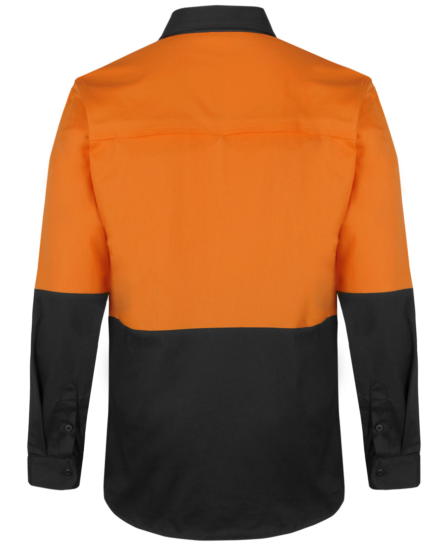 JB's Hi Vis L/S Stretch Work Shirt