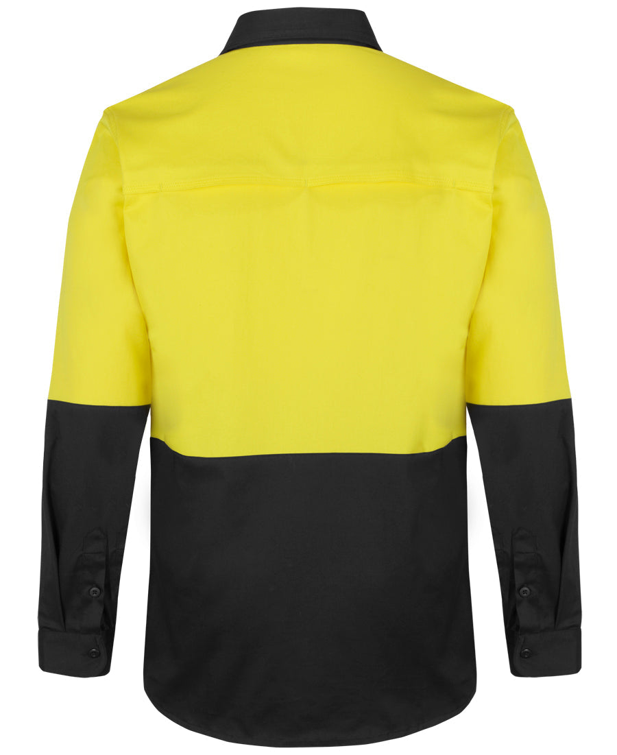 JB's Hi Vis L/S Stretch Work Shirt
