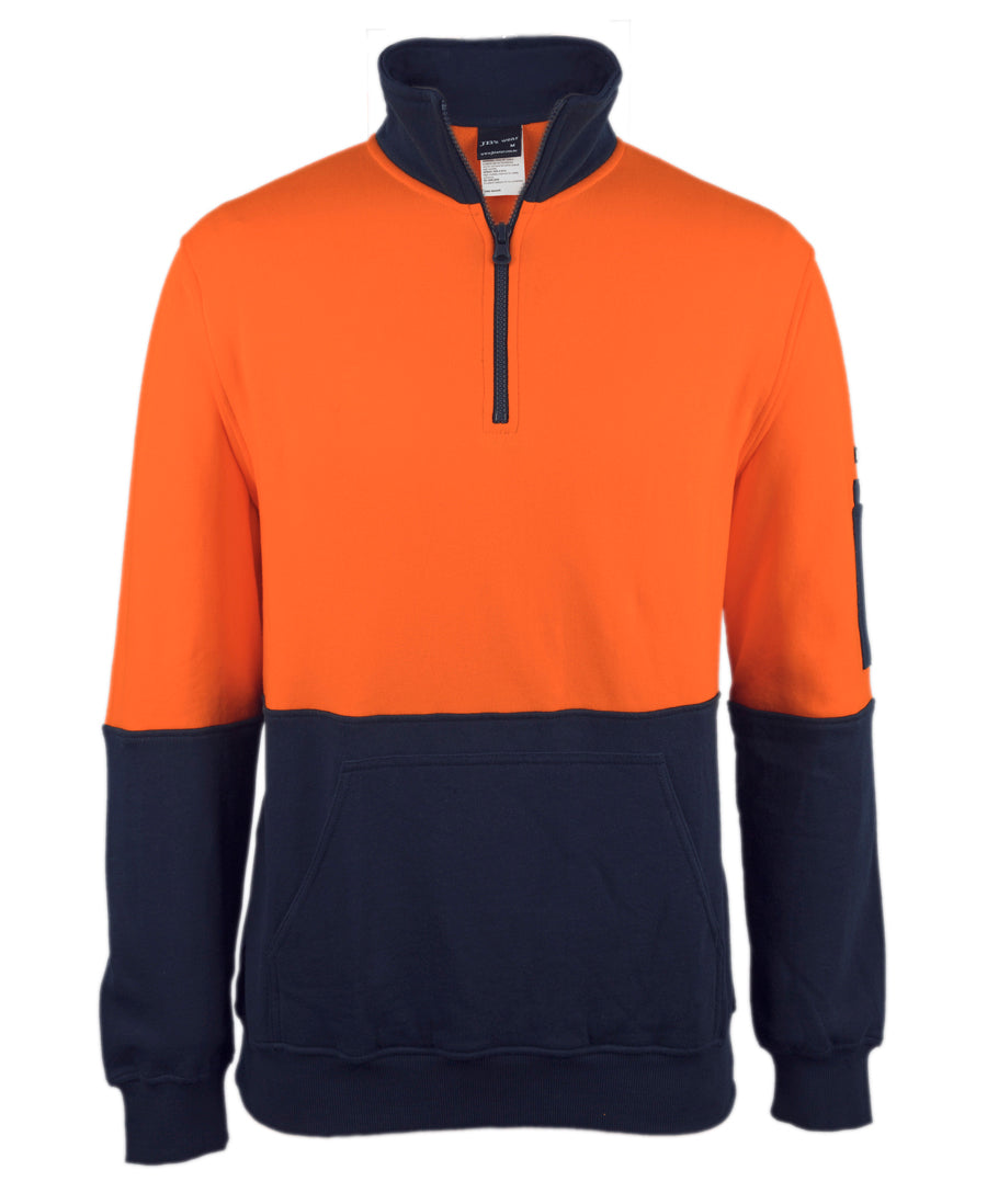 JB's Hi Vis 310 Cotton 1/2 Zip Fleece