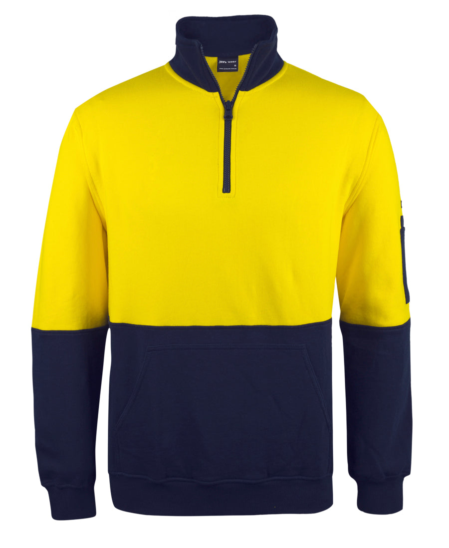 JB's Hi Vis 310 Cotton 1/2 Zip Fleece