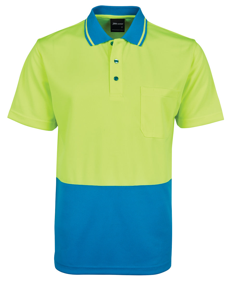 JB's Hi Vis Non Cuff Trad Polo
