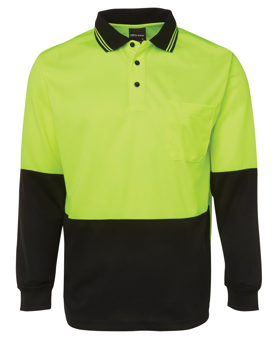 JB's Hi Vis L/S Trad Polo