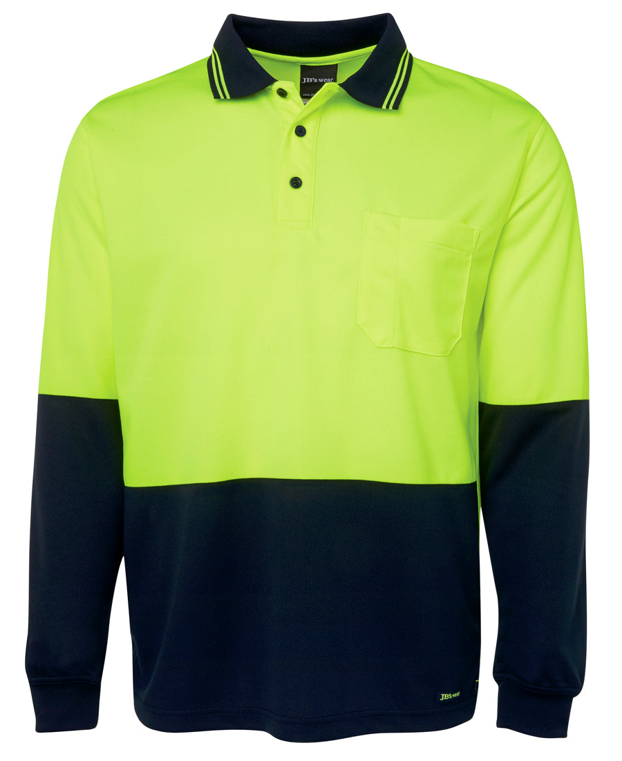 JB's Hi Vis L/S Trad Polo