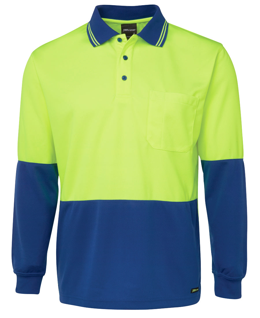 JB's Hi Vis L/S Trad Polo
