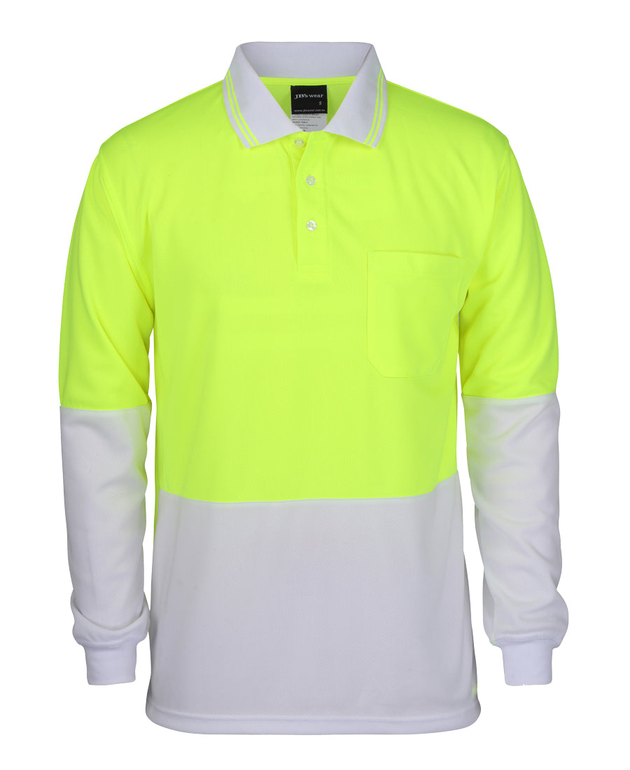 JB's Hi Vis L/S Trad Polo