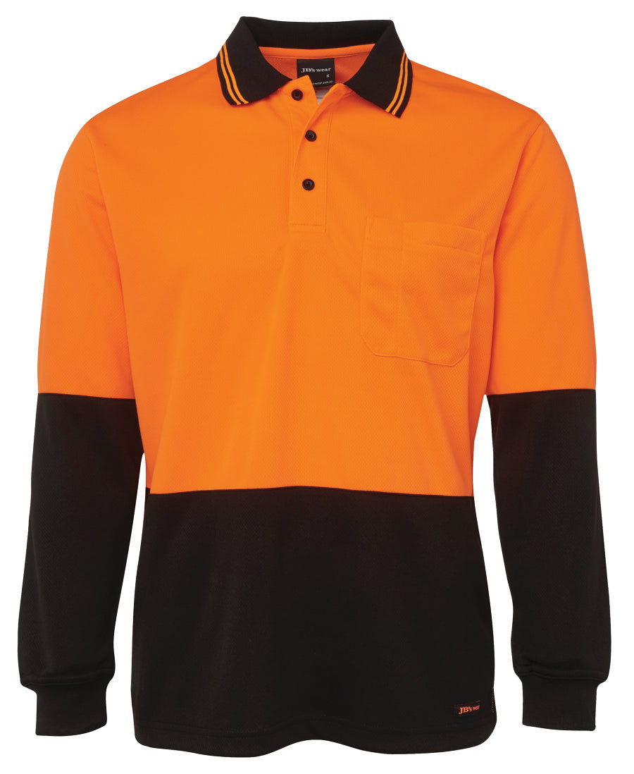 JB's Hi Vis L/S Trad Polo