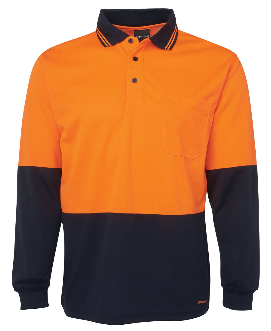 JB's Hi Vis L/S Trad Polo