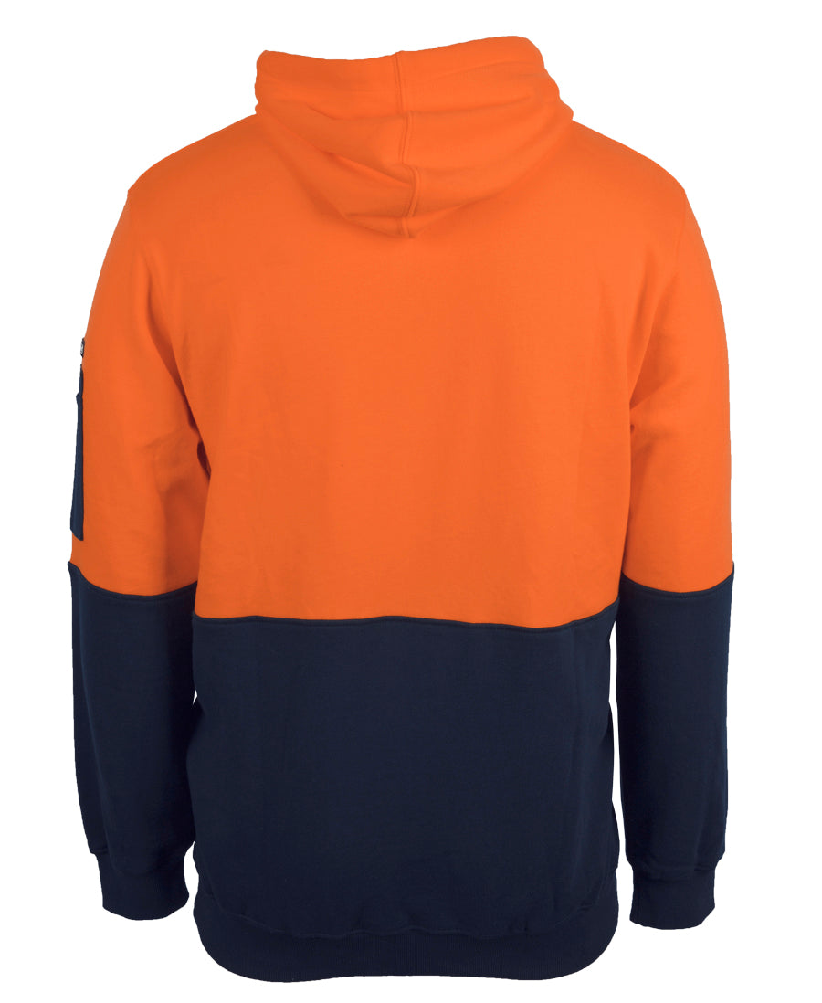 JB's Hi Vis 310 Cotton Pull Over Fleece Hoodie