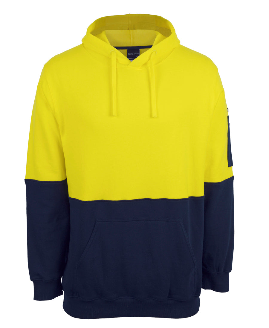 JB's Hi Vis 310 Cotton Pull Over Fleece Hoodie