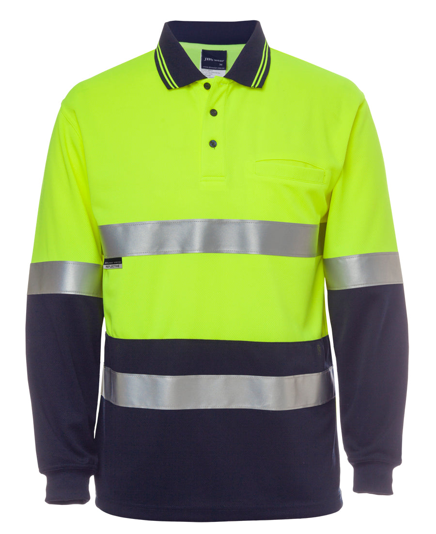 JB's Hi Vis L/S Day & Night Trad Polo