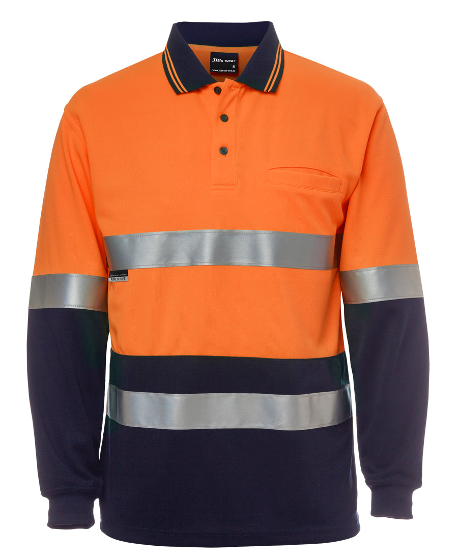 JB's Hi Vis L/S Day & Night Trad Polo