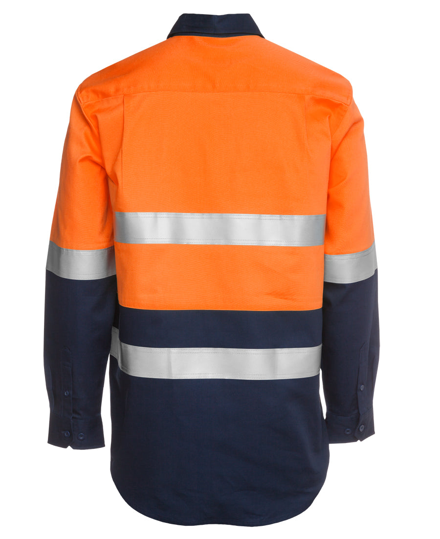JB's Hi Vis Day & Night Close Front L/S 190G Shirt
