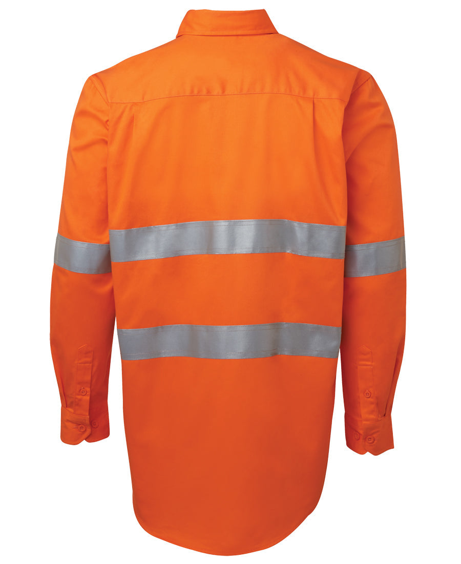 JB's Hi Vis Day & Night Close Front L/S 190G Shirt
