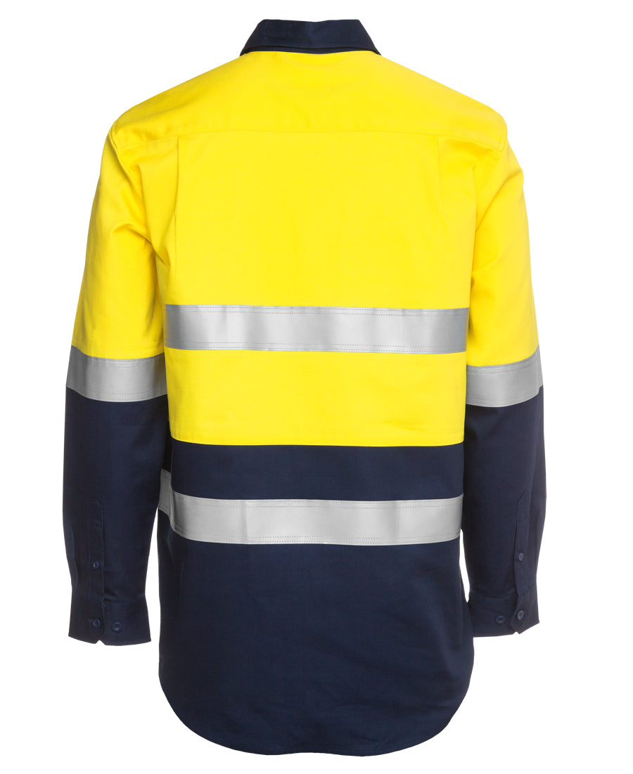 JB's Hi Vis Day & Night Close Front L/S 190G Shirt