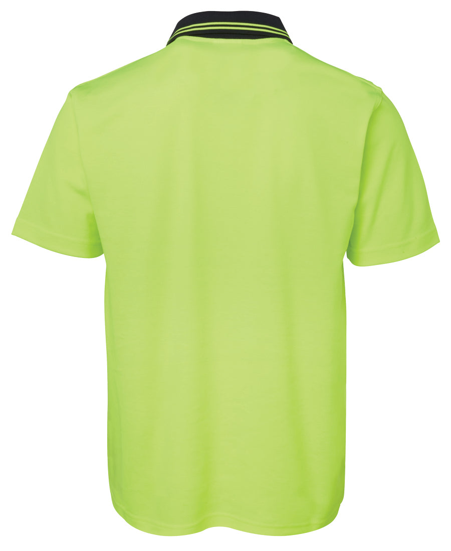 JB's Hi Vis Non Cuff S/S Cotton Back Polo