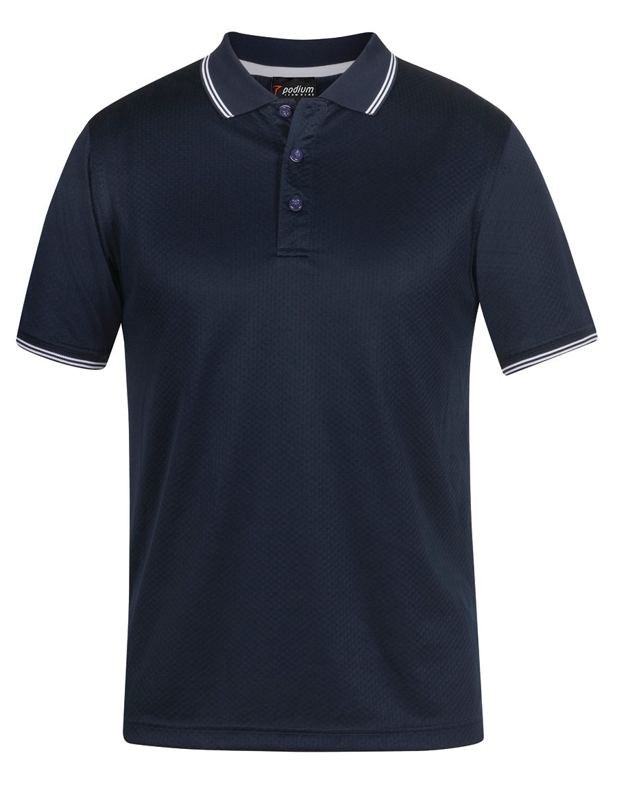 Pdm Jacquard Contrast Polo