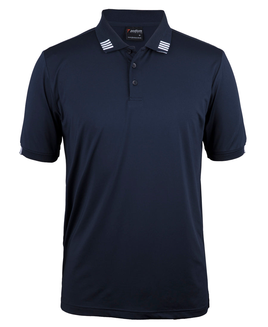 Podium 4 Stripe S/S Stretch Polo