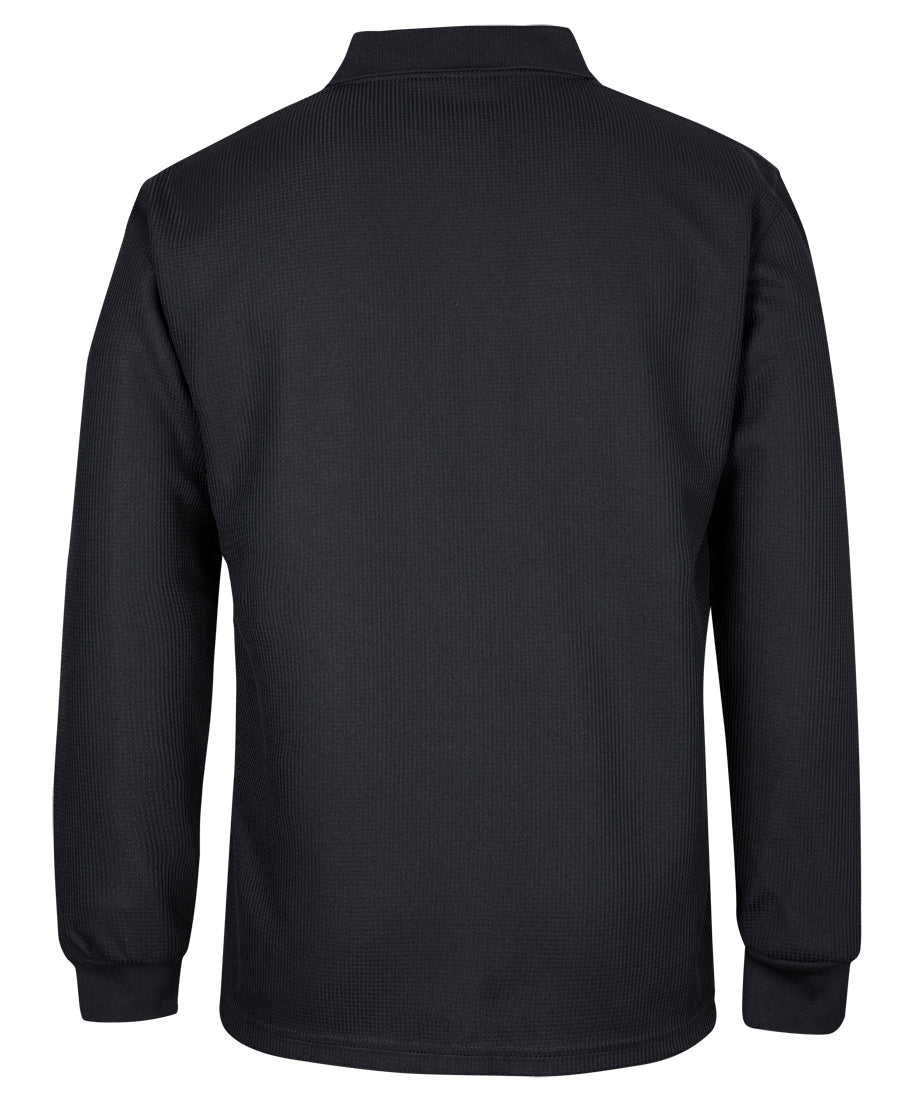 Podium L/S Waffle Pocket Polo