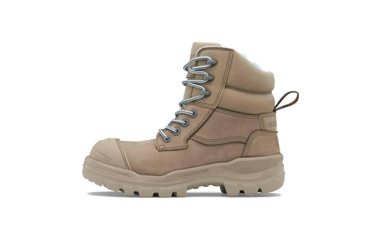Rotoflex Stone Water-Resistant Nubuck 150mm Zip Side Women's Safety Boot