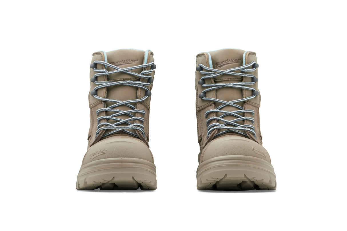 Rotoflex Stone Water-Resistant Nubuck 150mm Zip Side Women's Safety Boot