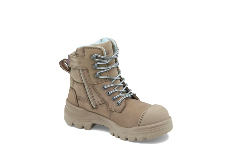 Rotoflex Stone Water-Resistant Nubuck 150mm Zip Side Women's Safety Boot