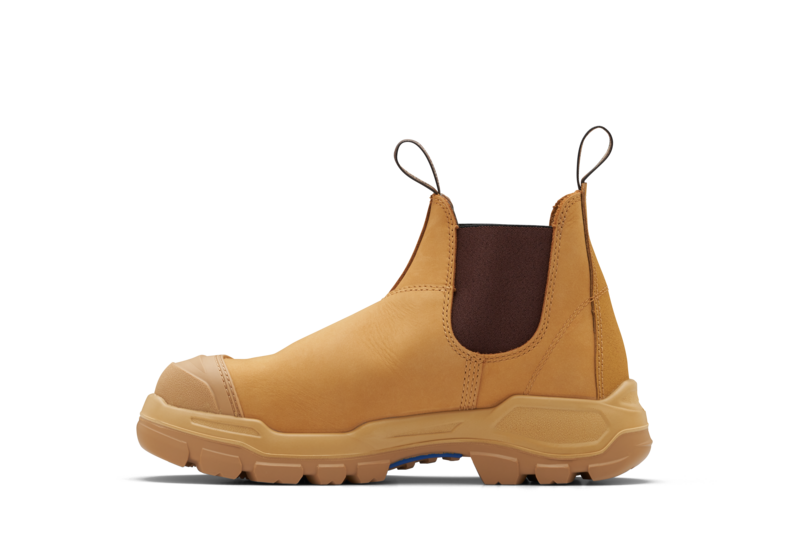 Rotoflex Wheat Water-Resistant Nubuck Elastic Side Safety Boot