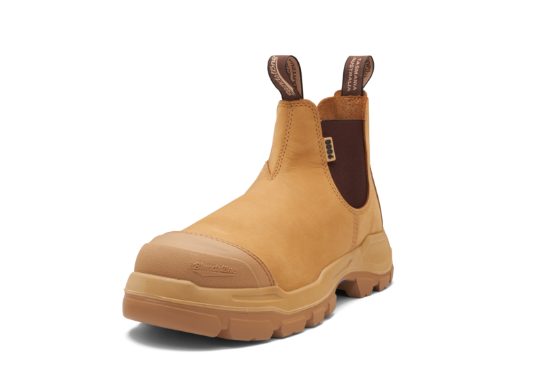 Rotoflex Wheat Water-Resistant Nubuck Elastic Side Safety Boot