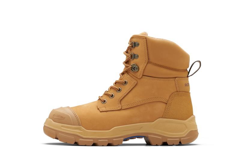 Rotoflex Wheat Water-Resistant Nubuck 150mm Zip Sided Safety Boot