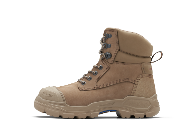 Rotoflex Stone Water-Resistant Nubuck 150mm Zip Sided Safety Boot