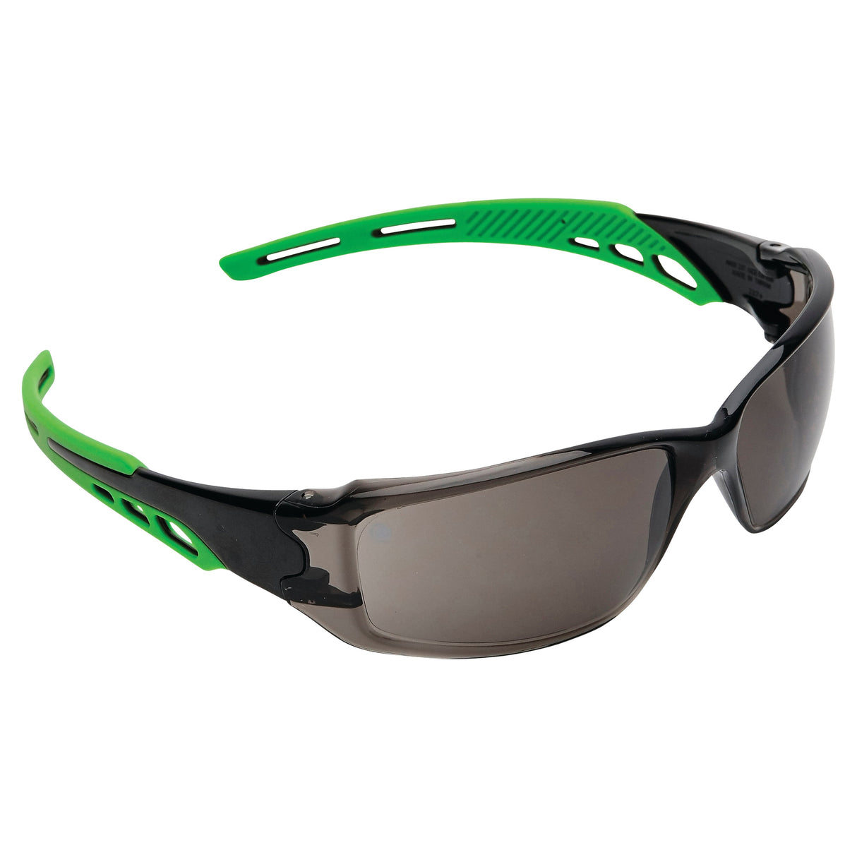 Cirrus Green Arms Safety Glasses A/F Lens (12 Pack)