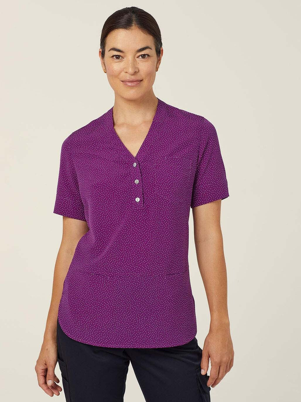 Silvi Spot Print Short Sleeve Tunic