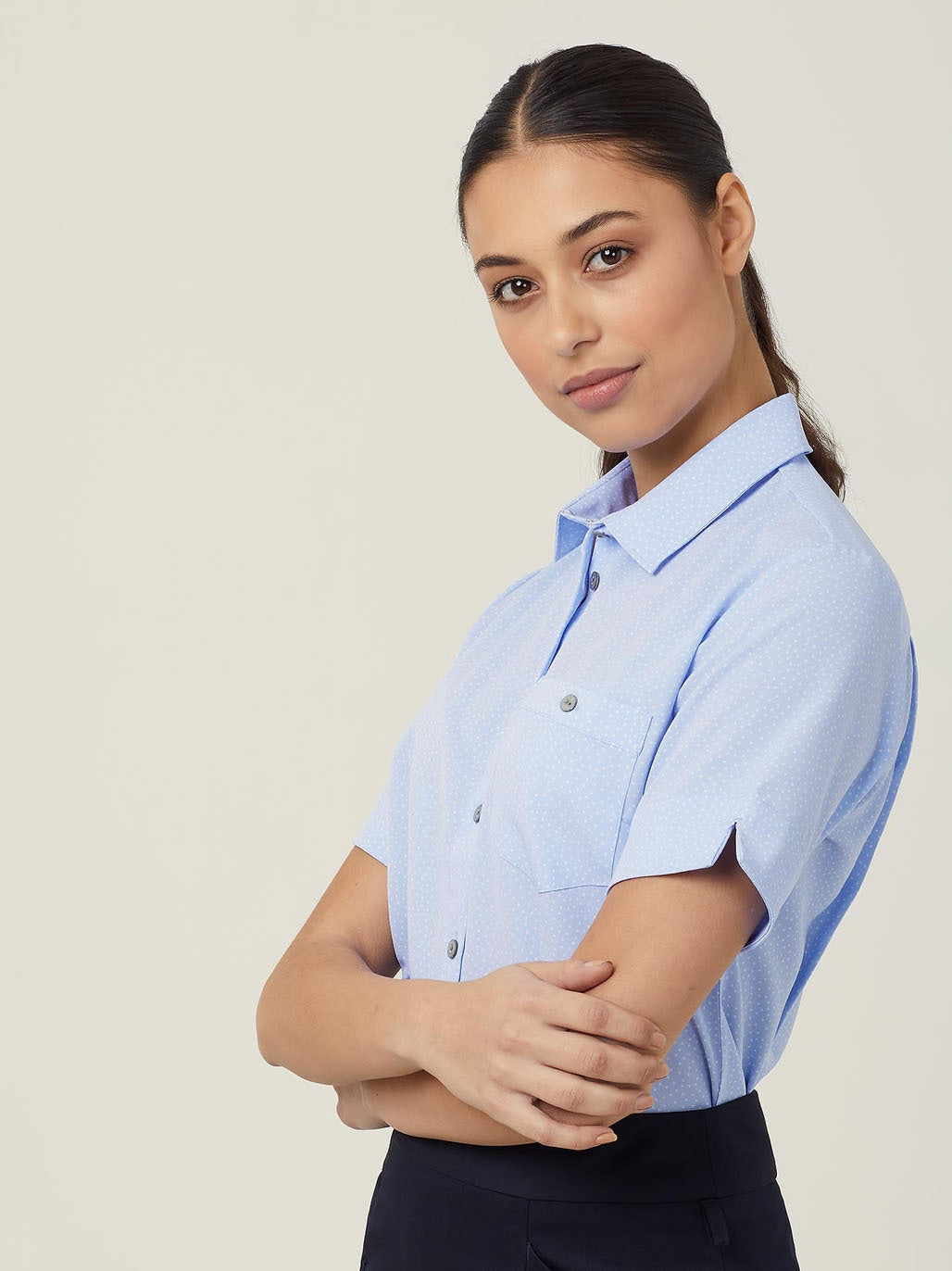 Silvi Spot Print Short Sleeve Shirt