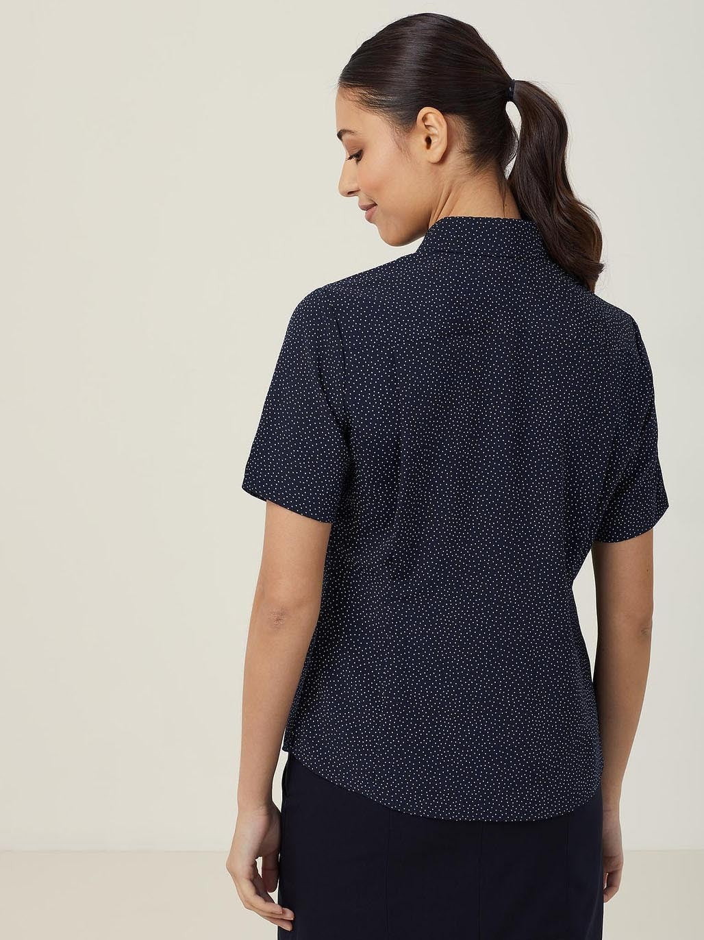 Silvi Spot Print Short Sleeve Shirt