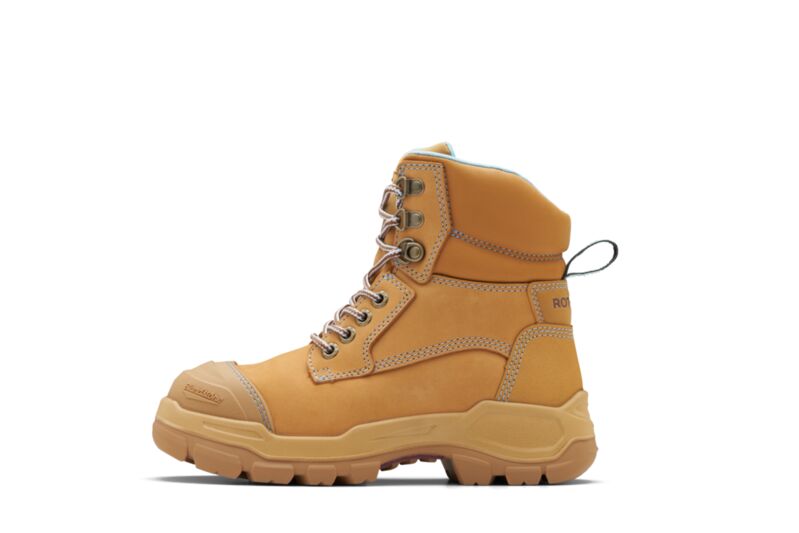 Rotoflex Wheat Water-Resistant Nubuck 150mm Zip Sided Women's Safety Boot