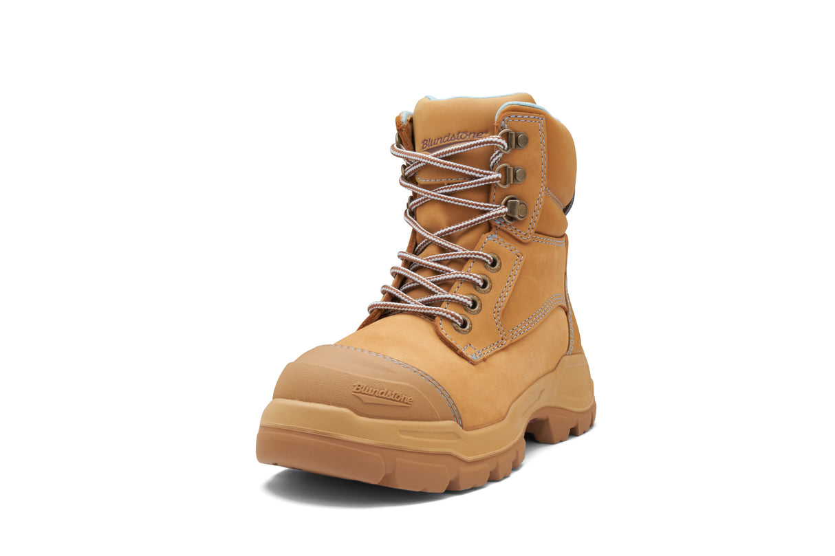 Rotoflex Wheat Water-Resistant Nubuck 150mm Zip Sided Women's Safety Boot