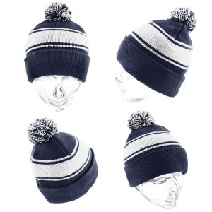 Two Tone Roll Back Beanie