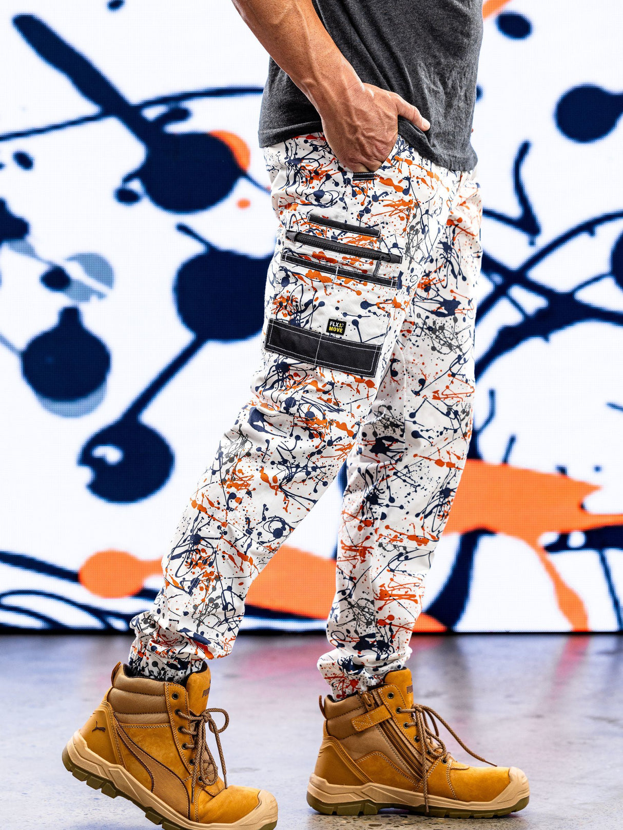 Flx & Move™ Stretch Camo Cargo Pants - Limited Edition