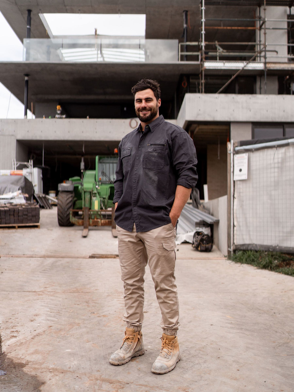 Flx & Move™ Utility Long Sleeve Work Shirt