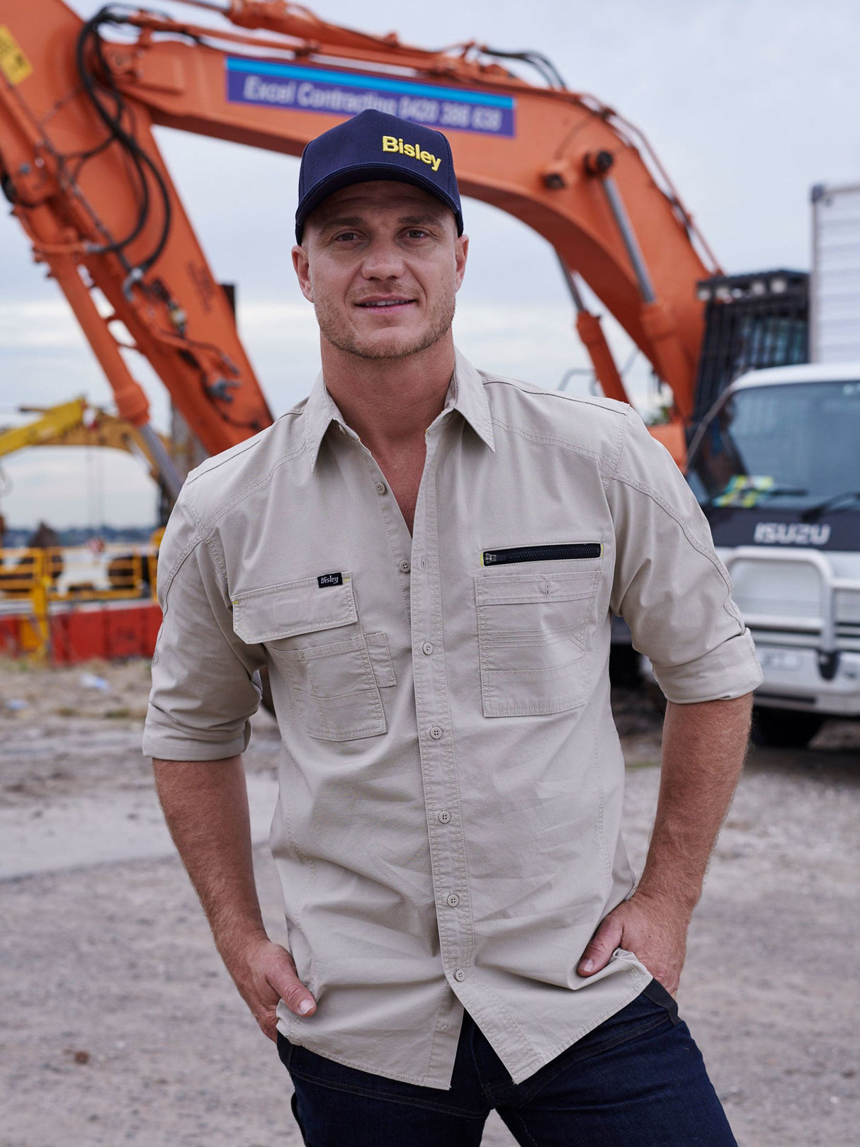 Flx & Move™ Utility Long Sleeve Work Shirt