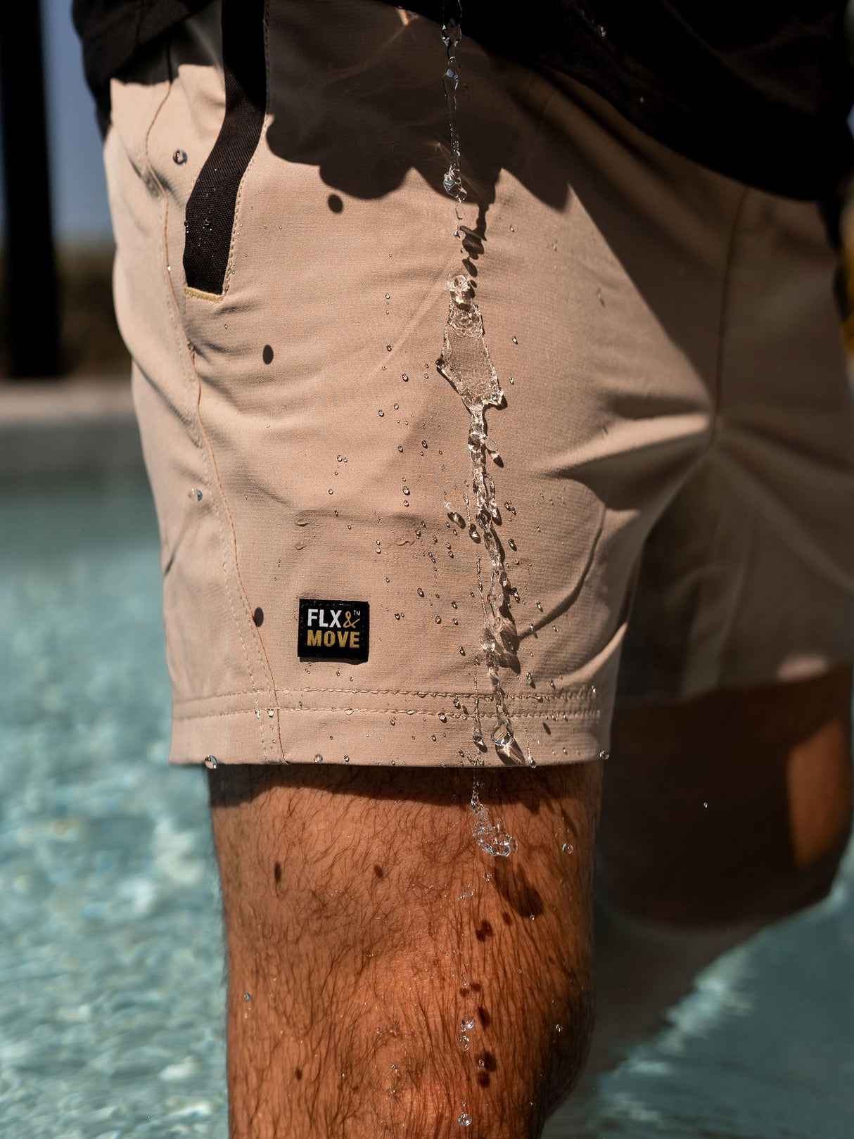 Flx & Move™ 4-Way Stretch Elastic Waist Short