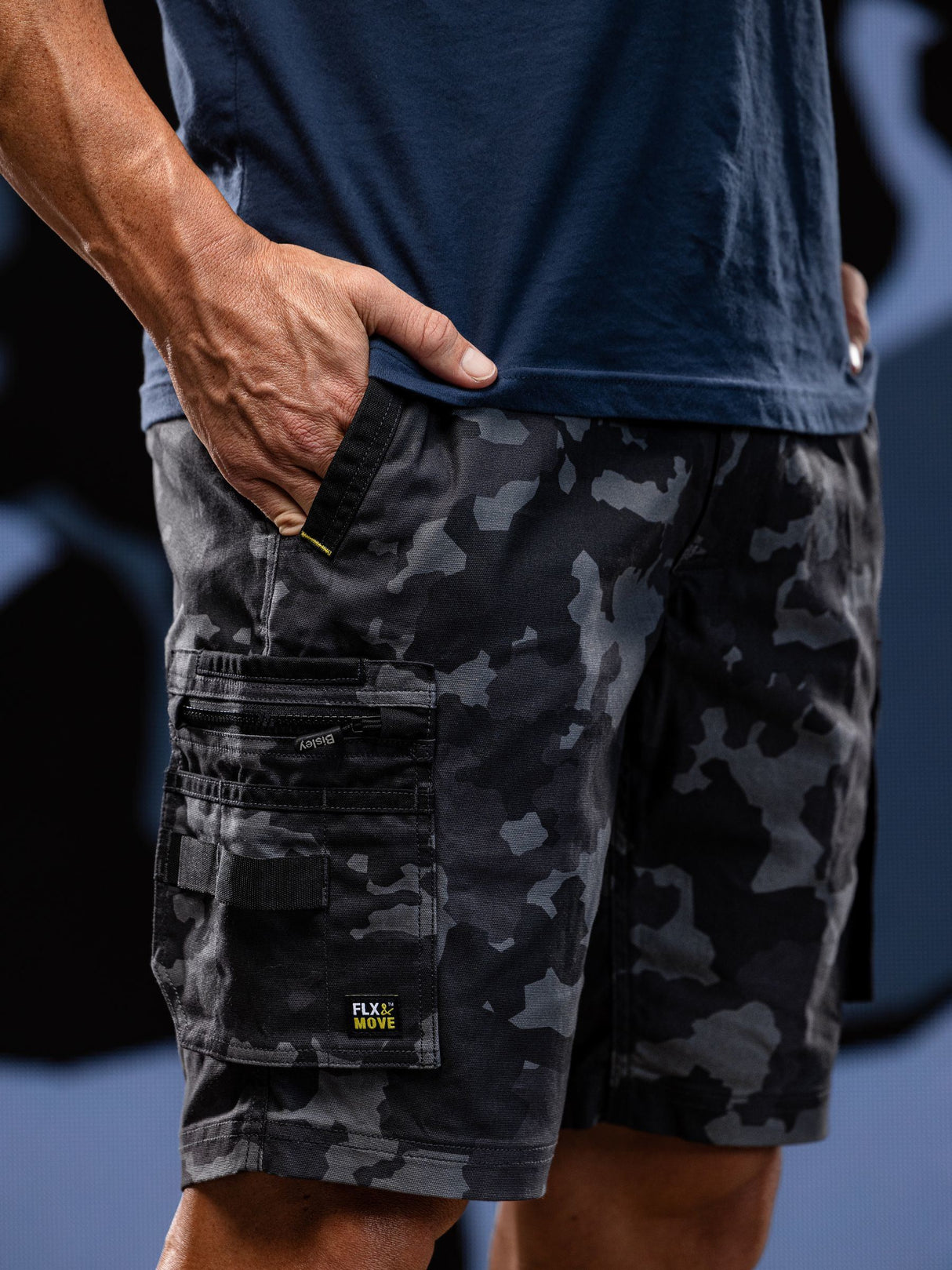 Flx & Move™ Stretch Canvas Camo Cargo Short - Limited Edition